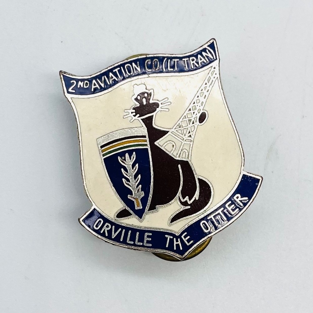 2nd Aviation Co Orville the Otter Military Pin